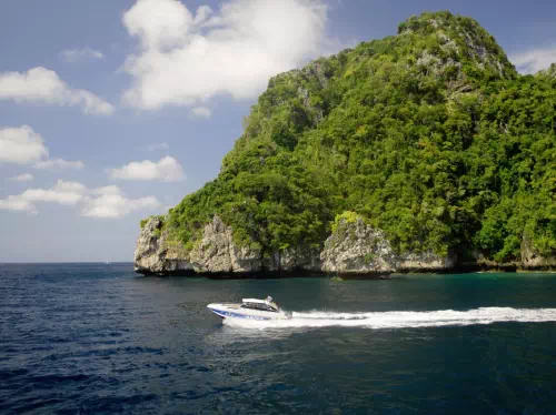 Andaman Sea Private Speedboat Charter to Phi Phi or Phang Nga Bay from Phuket