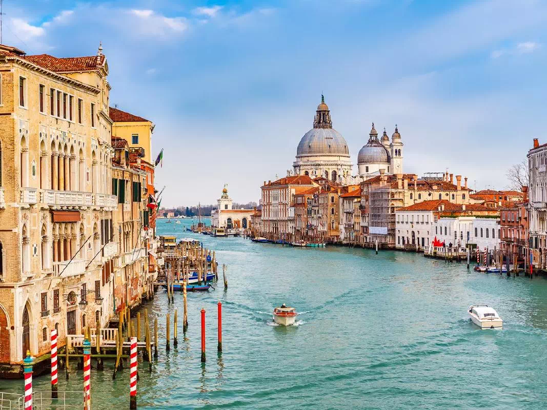 Venice Walking Tour with Saint Mark's Basilica Entry and Grand Canal Water Taxi