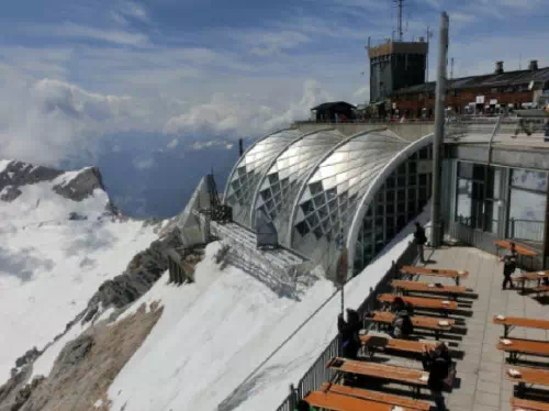 Zugspitze Mountain from Munich with Cable Car and Cogwheel Train Ride