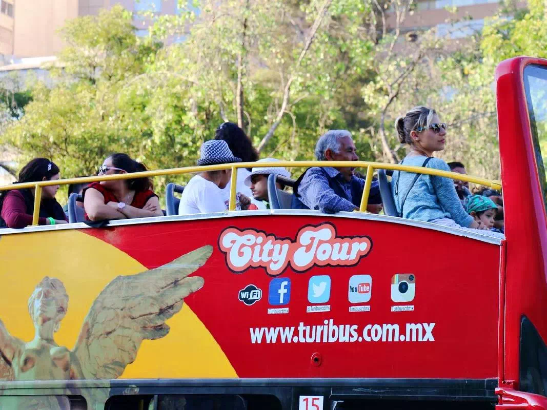 24-Hour Hop On Hop Off Double-Decker Guided Bus Tour of Mexico City