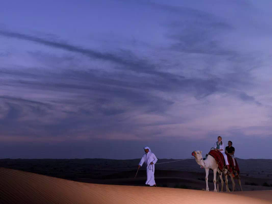 Premium Sunset Desert Safari from Dubai with BBQ Dinner and Unlimited Drinks