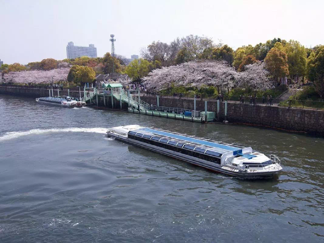 Afternoon Walking Tour of Osaka Castle with Aqua Liner Cruise