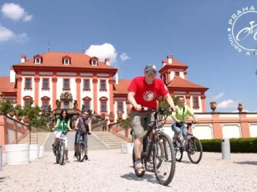 Troja Palace with Parks and Beer Gardens Bike Tour from Prague