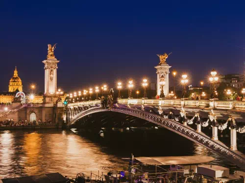 Paris Private Sightseeing Tour at Night with Expert Guide