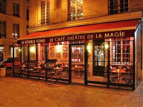Le Double Fond Magical French Café Theater in Paris