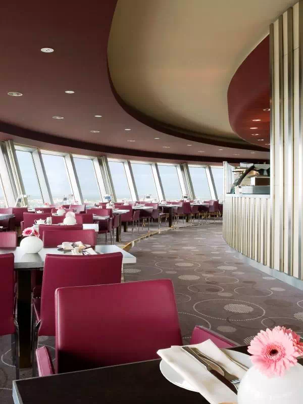 Panoramic Dinner at Berlin TV Tower Restaurant with Window Seats