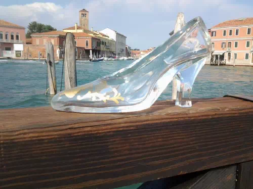 Cinderella Glass Slipper of Murano with Glass Blowing Demonstration & Canal Tour