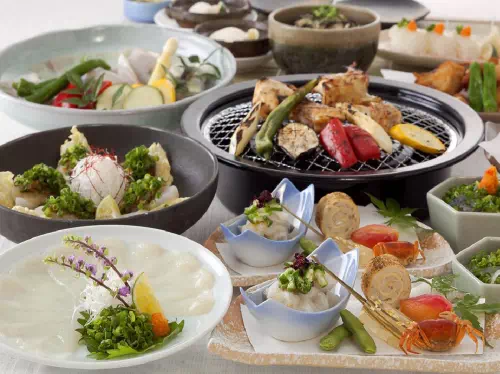 Osaka Guenpin Fugu Pufferfish Lunch or Dinner Course Reservations