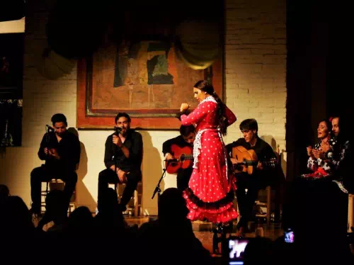 Tablao de Carmen Flamenco Show and Dinner with Poble Espanyol Entry Ticket