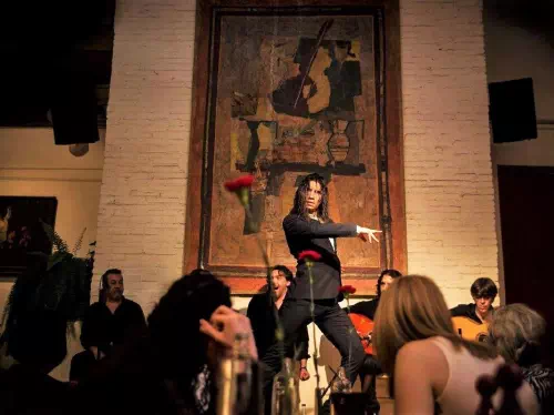 Tablao de Carmen Flamenco Show and Dinner with Poble Espanyol Entry Ticket