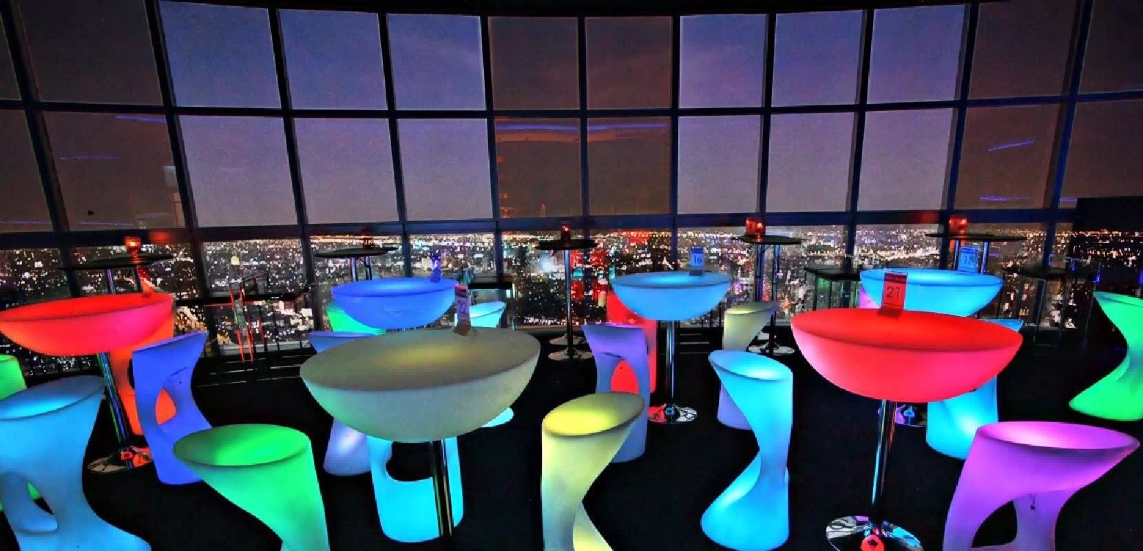 Bangkok Sky Restaurant Buffet Dinner and Revolving View Point