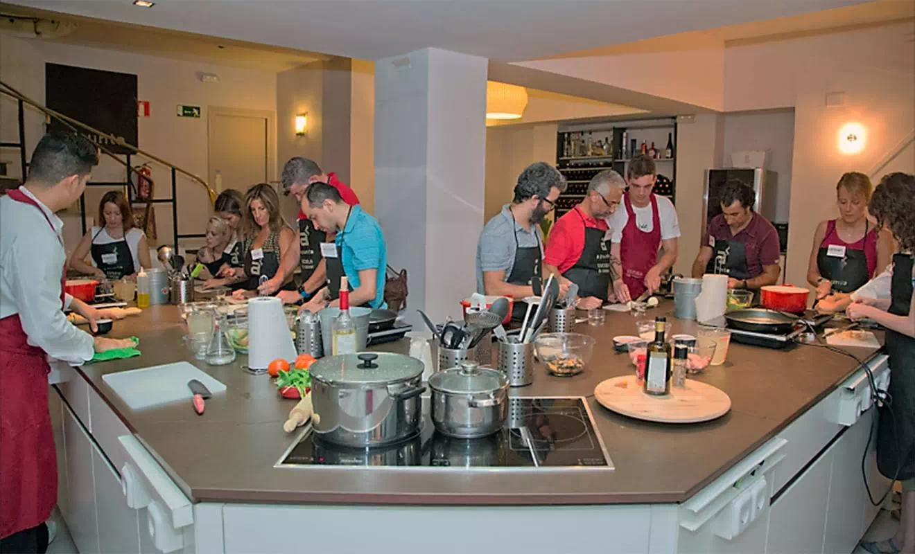 Small Group Spanish Cooking Class in Madrid with Market Visit and Lunch