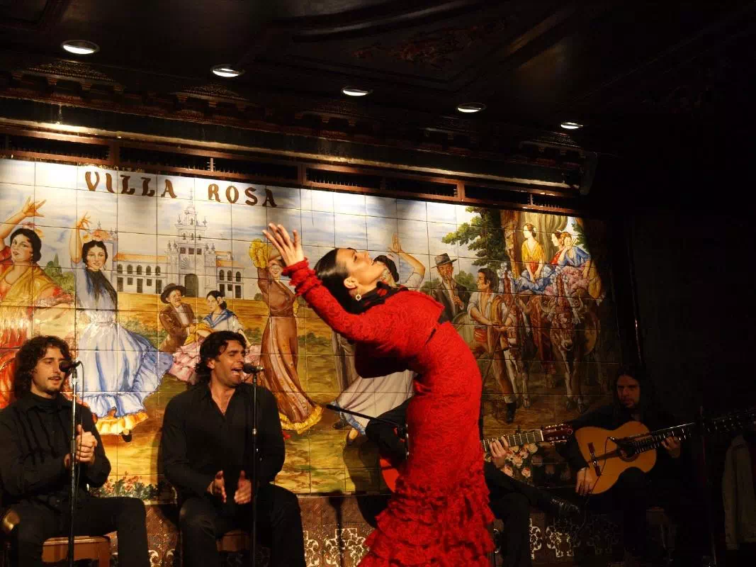Madrid Tablao Villa Rosa Flamenco Show with Drink