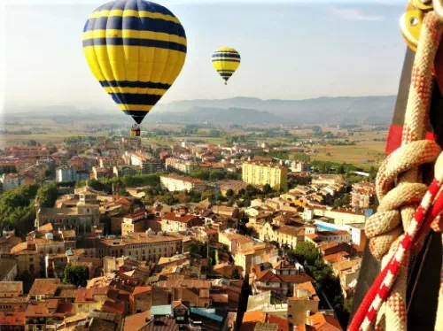 Spain Hot Air Balloon Ride - Sunrise Flight over Catalonia from Barcelona