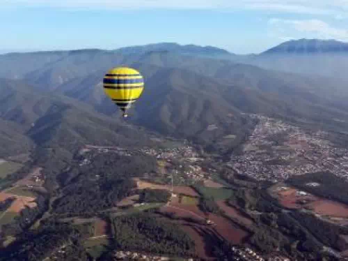 Spain Hot Air Balloon Ride - Sunrise Flight over Catalonia from Barcelona