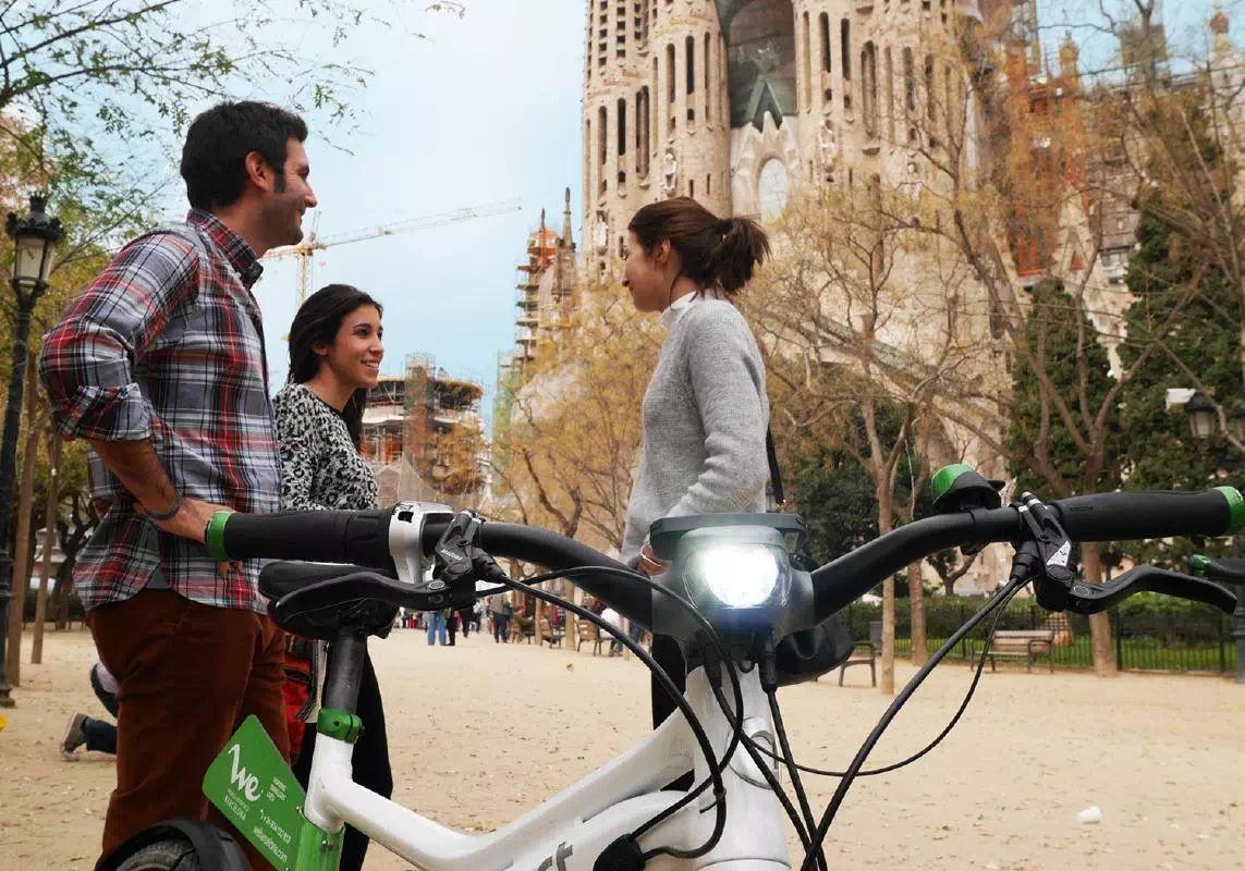 Barcelona Highlights Morning e-Bike Tour with Sagrada Familia Fast Track Tickets