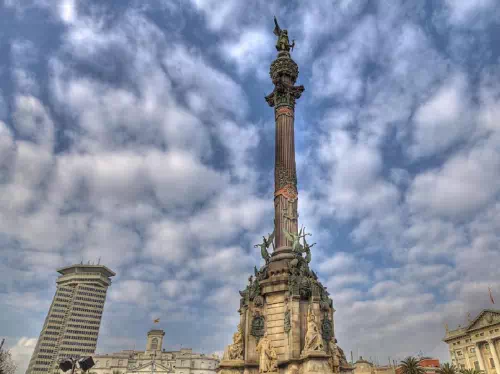 Barcelona Columbus Monument Entry Ticket with Optional Wine and Cava Tasting