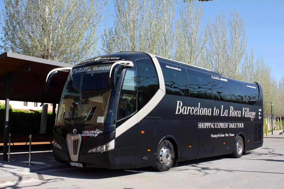 Return Express Coach Transport from Barcelona Centre to La Roca Village