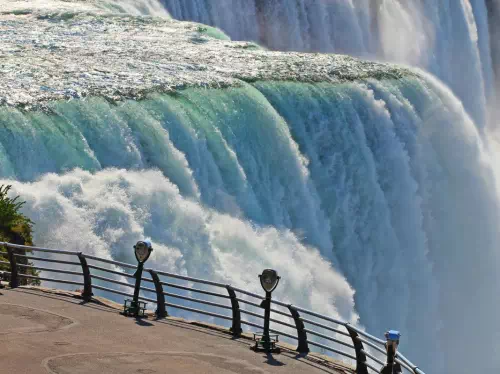 Niagara Falls Full Day Guided Tour from New York with Seasonal Maid of the Mist