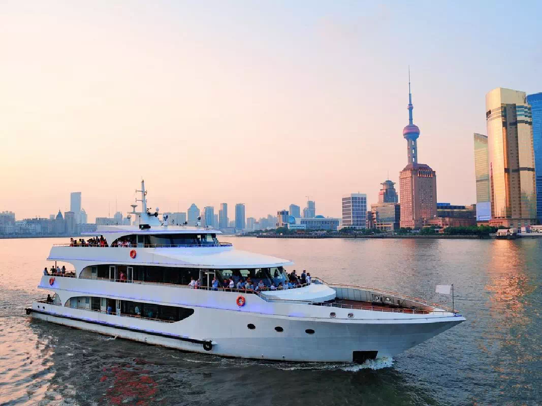 Half Day Group Tour of Modern Shanghai with Huang River Cruise