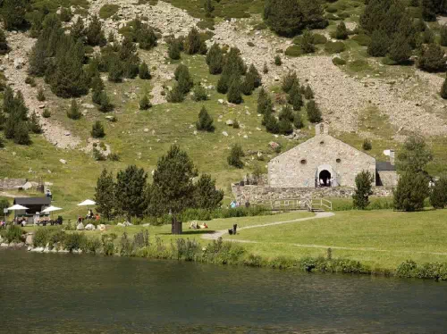 Pyrenees Vall de Nuria Day Tour from Barcelona with Santa Maria Monastery Visit