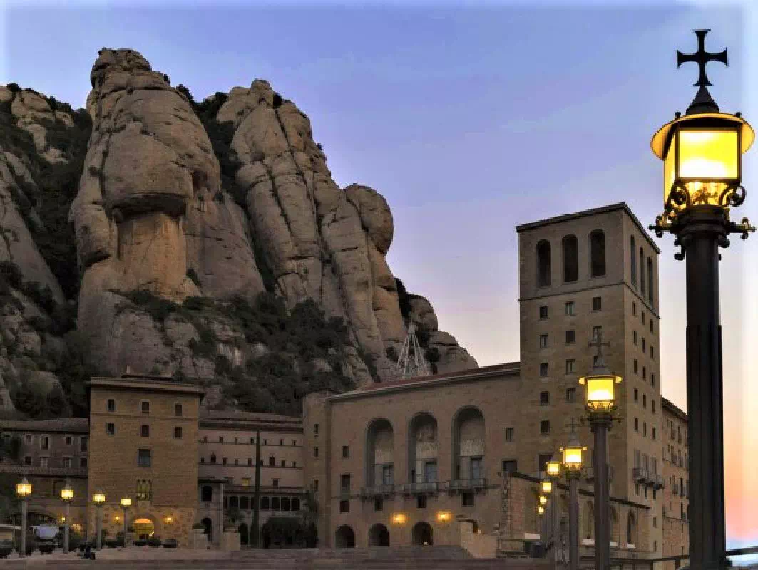 Overnight in Montserrat from Barcelona with Museum and Audiovisual Space Entry
