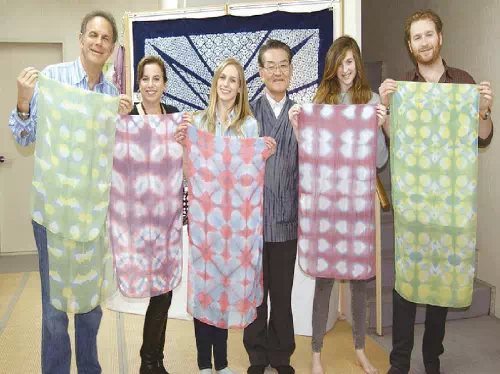 Unique Shibori Cloth Dyeing Experience in Kyoto