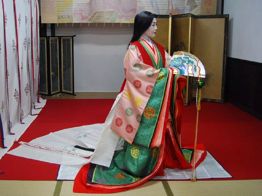 Japanese Princess Twelve Layered Ceremonial Kimono Dress Experience in Kyoto