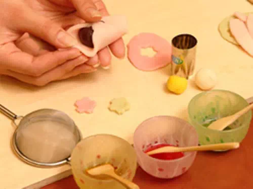 Japanese Sweets Making Experience in Kyoto