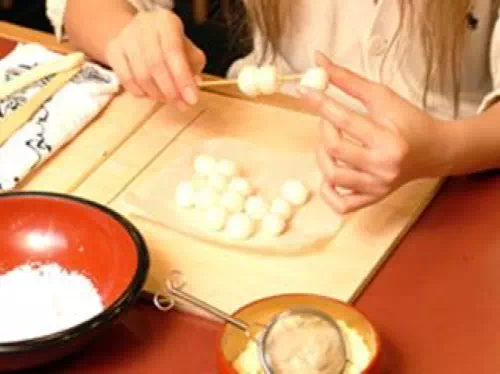 Japanese Sweets Making Experience in Kyoto