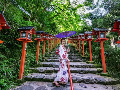 Kyoto 1-Day Photogenic Tour to Arashiyama, Gion, Yasaka Shrine & Kifune Shrine 