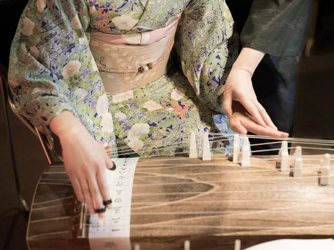 Traditional Japanese Koto Harp Lesson and Private Performance in Kyoto 