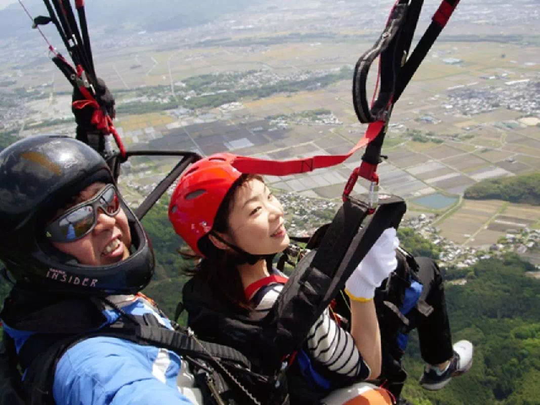 Dynamic Tandem Paragliding Experience in Kyoto