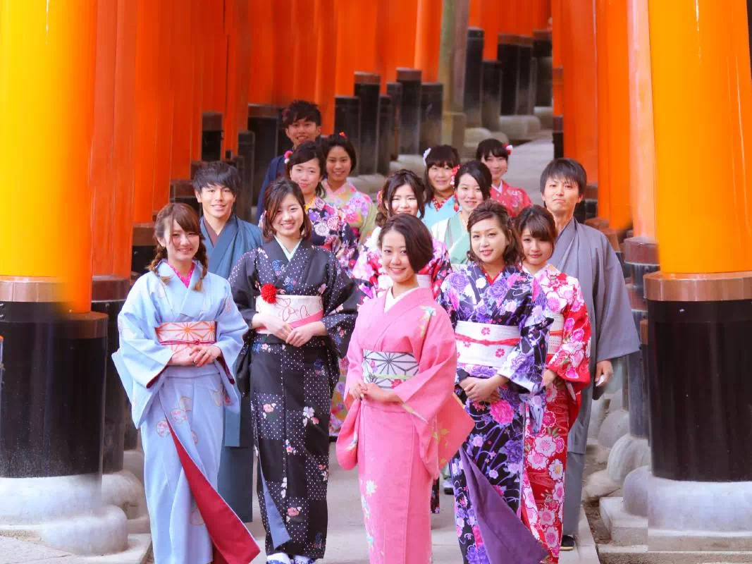 Kimono Rental and Dressing for Women, Men, and Children in Kyoto