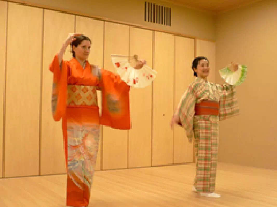 Traditional Japanese Dance Lesson in The Art of Nihon Buyo
