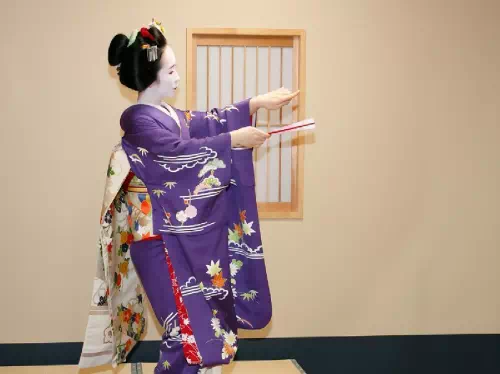 Traditional Maiko Dance Performance and Lesson in Kyoto