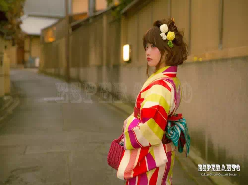 Modern Japanese Kimono Full Day Rental and Free Strolling in Kyoto