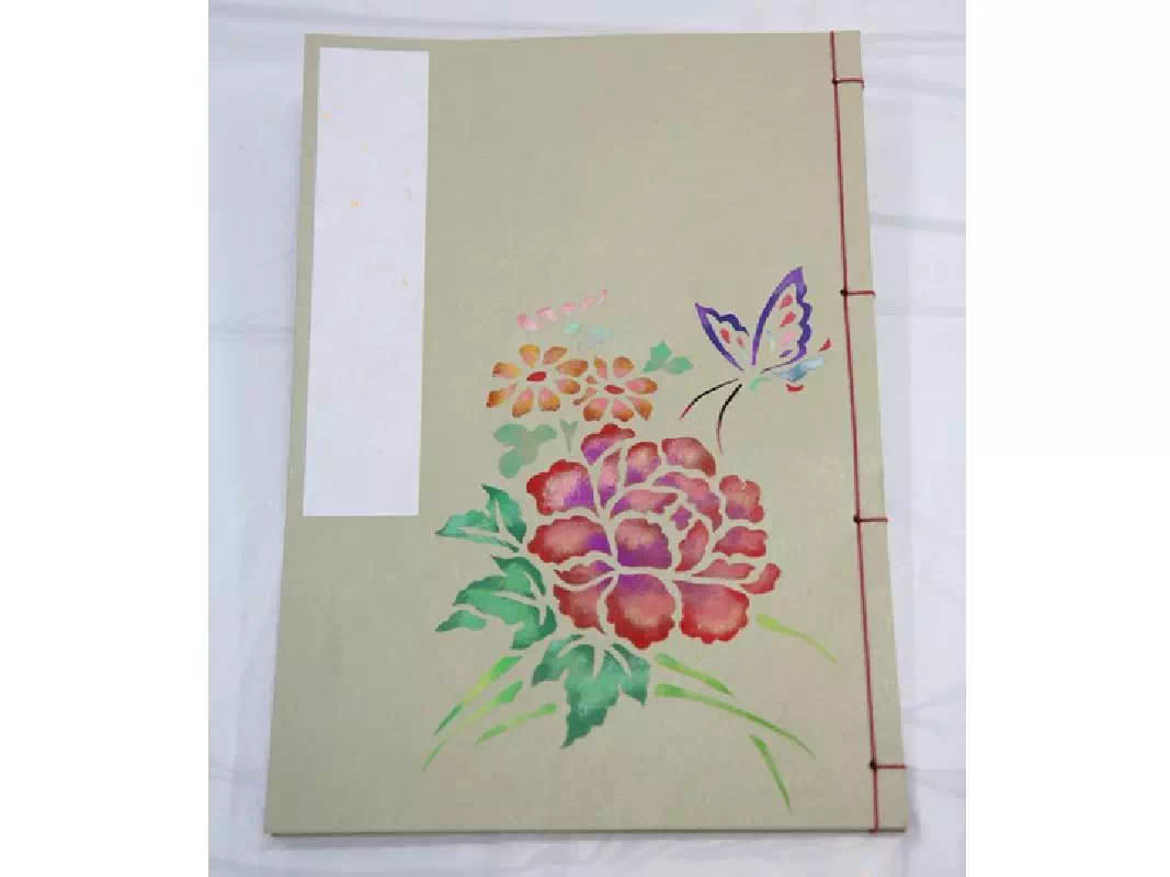Japanese Washi Paper Souvenir Book Making Lesson in Kyoto