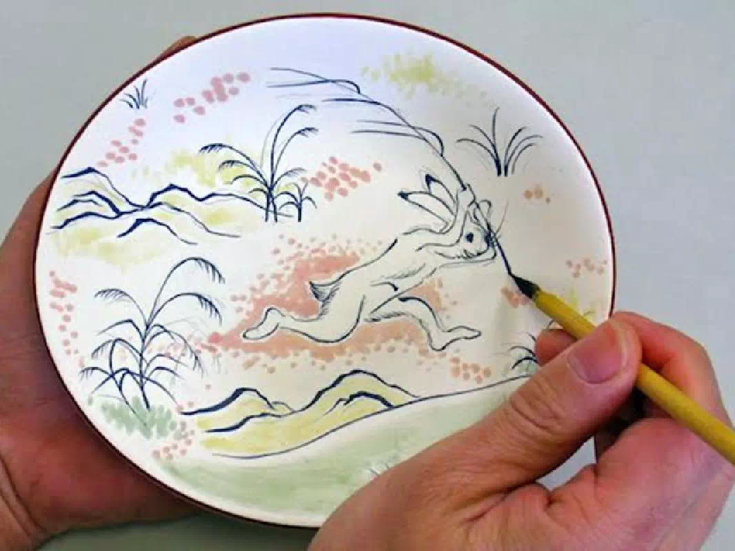 Fun Ceramics Painting Experience in Central Kyoto