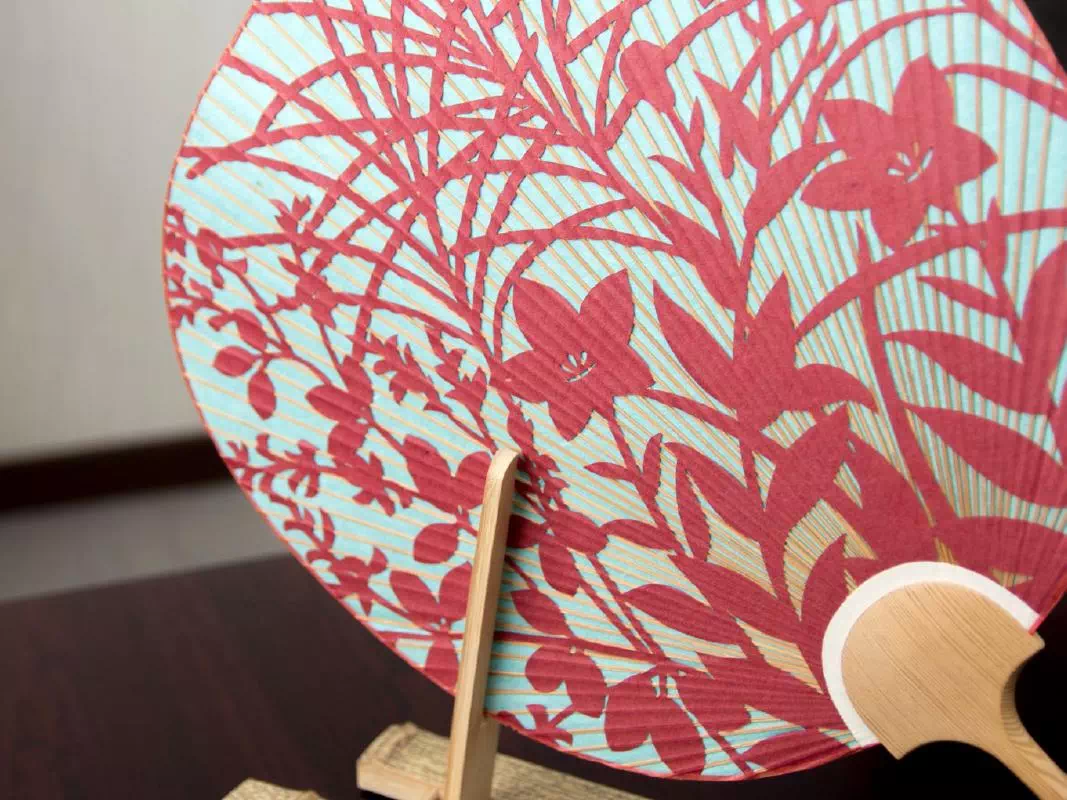 Visit a Fan Workshop and Make Your Own Kyo-Uchiwa Fan in Kyoto