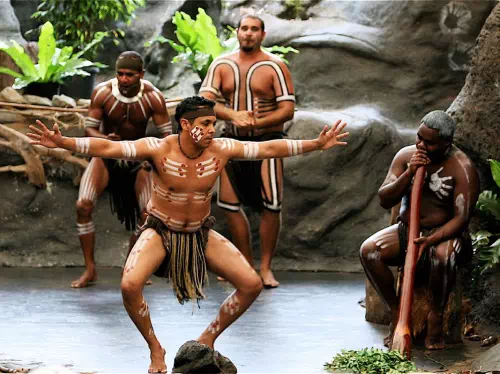 Tjapukai Aboriginal Cultural Park Half Day Tour from Cairns