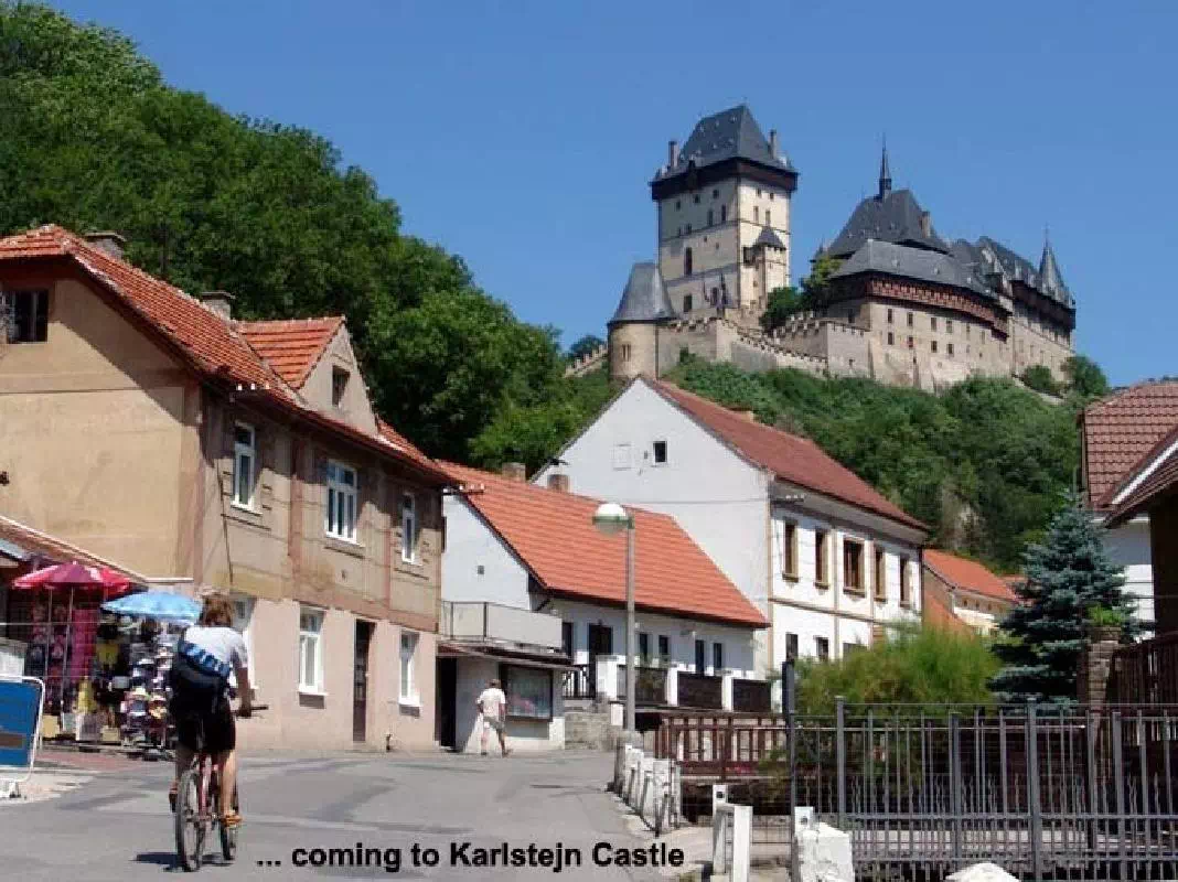 Karlstejn Castle Guided Bike Tour from Prague with Return by Train