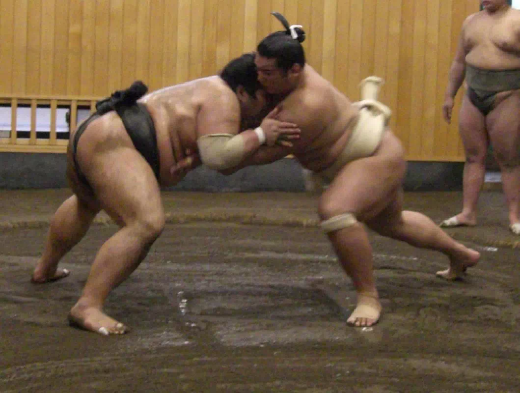 Special Sumo Stable Entry During Morning Practice in Osaka (Feb-Mar Only)