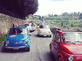 Chianti Hills Sunset Tour from Florence by Fiat 500 with Wine and Food Tasting