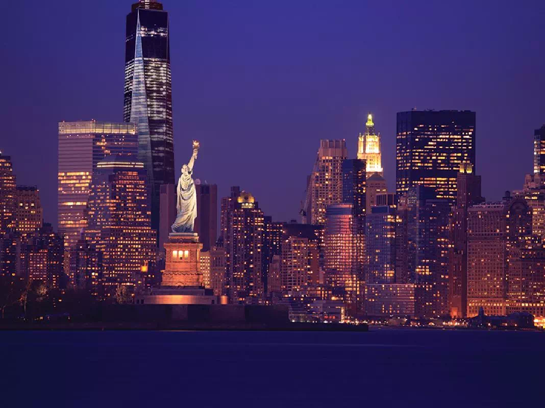 New York Statue of Liberty and City Lights Evening Cruise