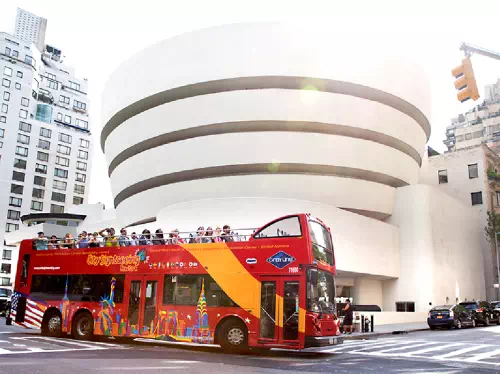 New York Hop On Hop Off Bus Tour with Museum and Attraction Ticket Combo