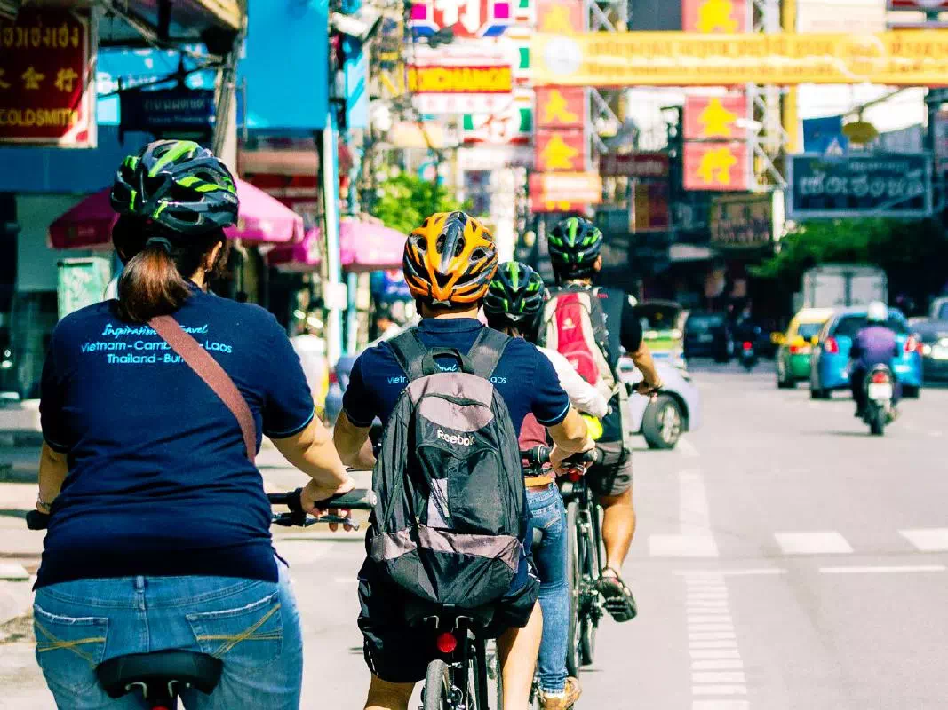 Bangkok Chinatown Half Day Bike Tour with Local Guide