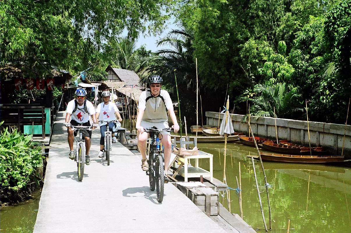 4 Day Cycling Tour to Kanchanaburi and Ayutthaya from Bangkok