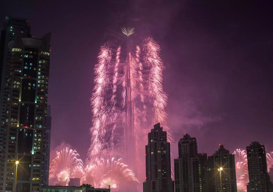 Dubai New Year's Eve Yellow Boat Cruise with Fireworks Show (December 31, 2021)