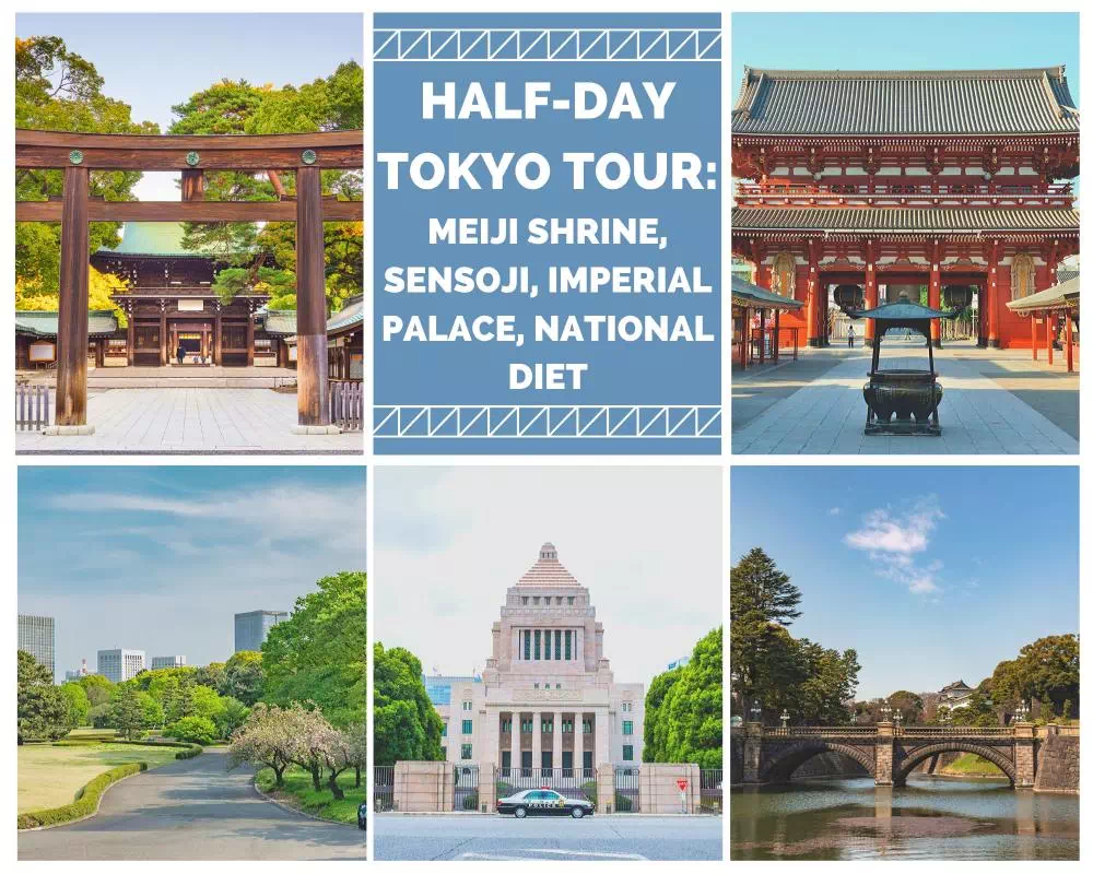 Tokyo Morning Bus Tour to Meiji Shrine, Imperial Palace, and Sensoji Temple